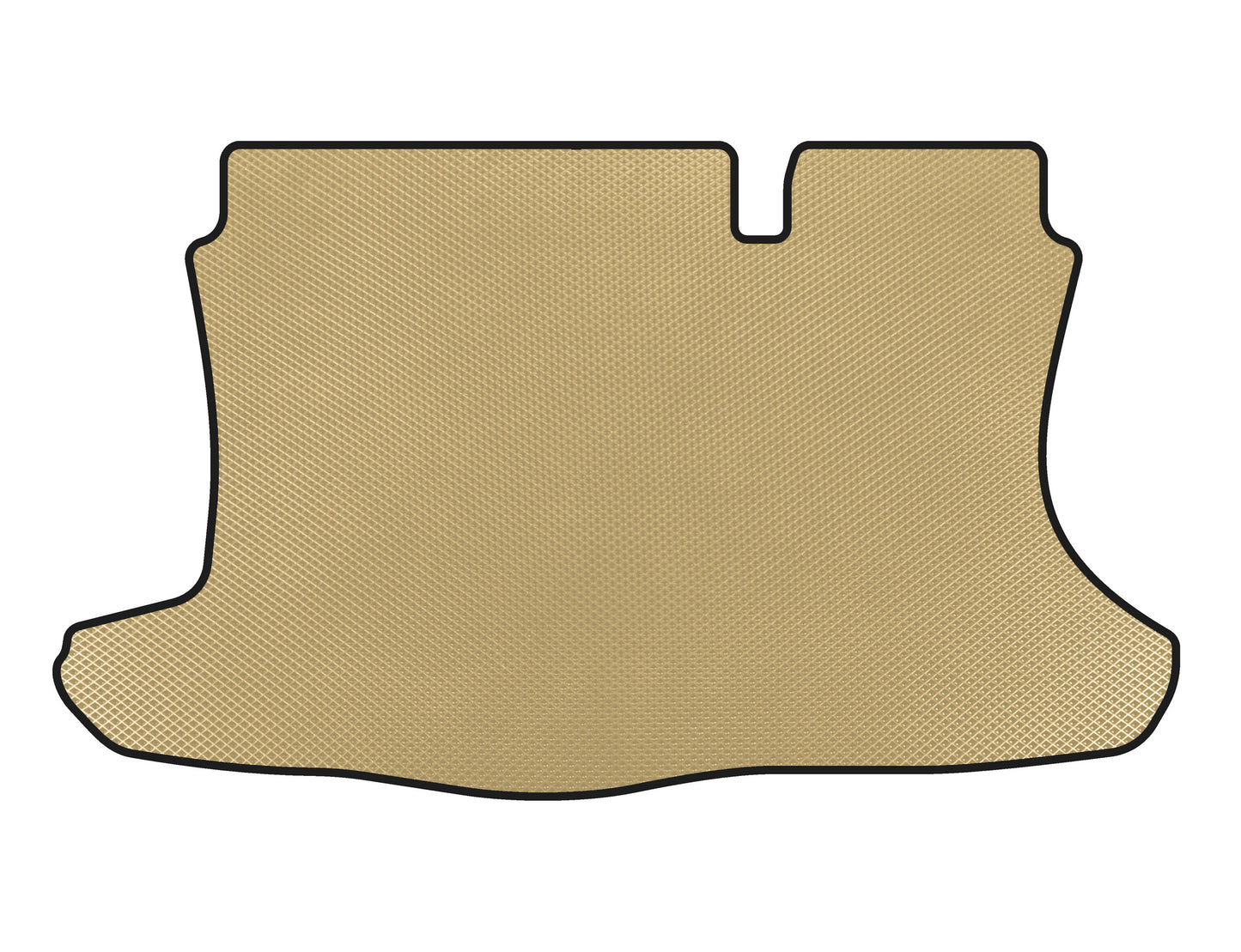 EVA Trunk Mat (2005-2012, HB, Beige) for Ford Fusion 2002-2009 - image 1
