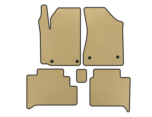 EVA Floor Mats (HB, Beige) for Geely GC-5 2010-2015 - image 1