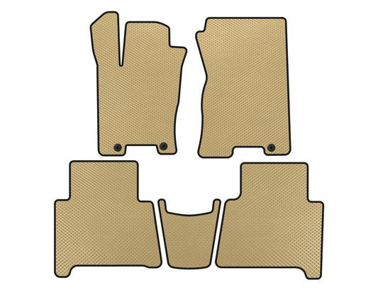 EVA Floor Mats (Beige) for Kia Mohave 2008-2016 - image 1