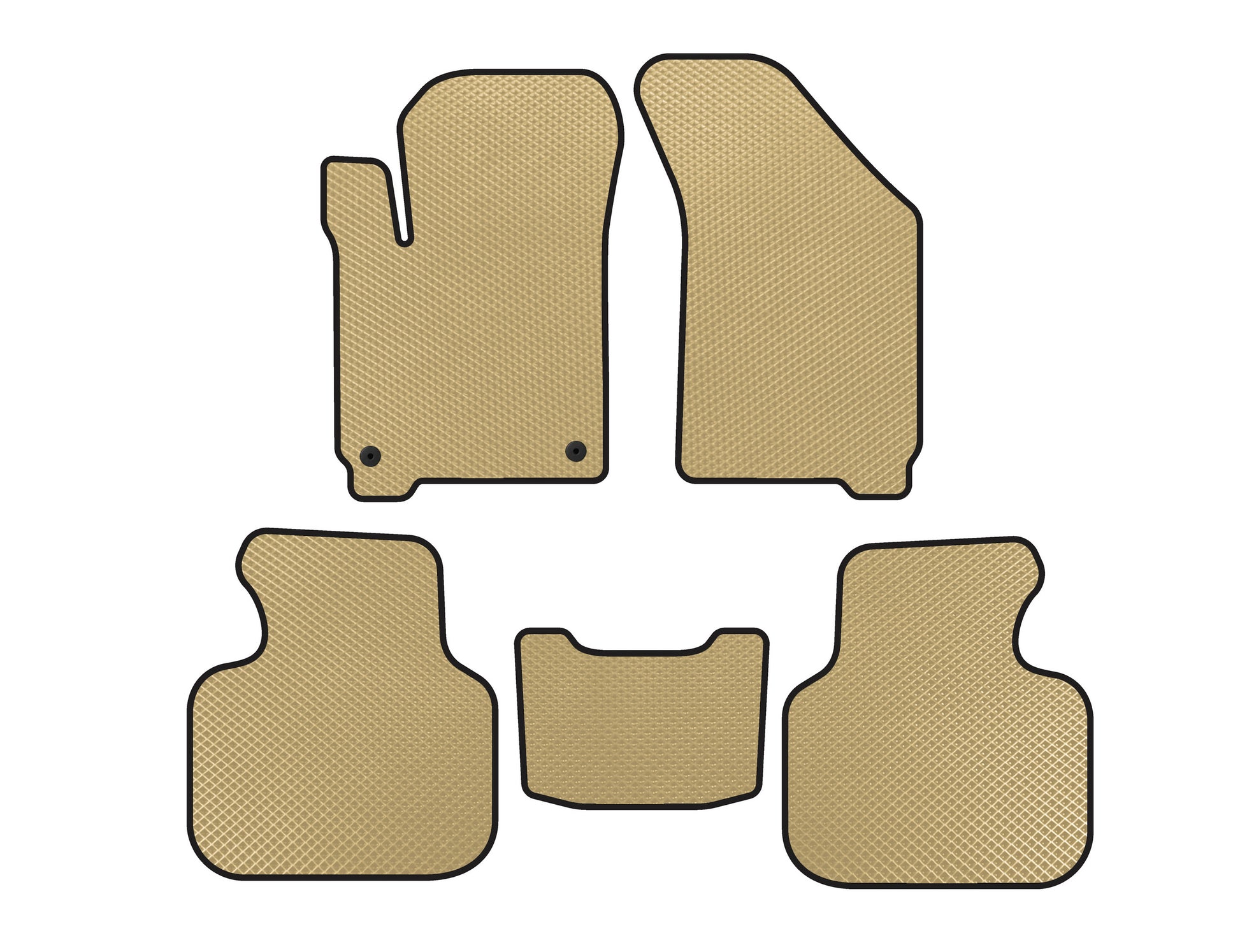 EVA Floor Mats (2008-2011, Beige) for Dodge Journey 2008-2020 - image 1