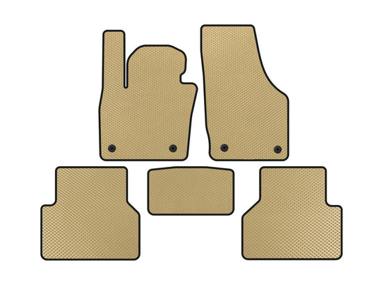 EVA Floor Mats (Beige) for Audi Q3 2011-2019 - image 1