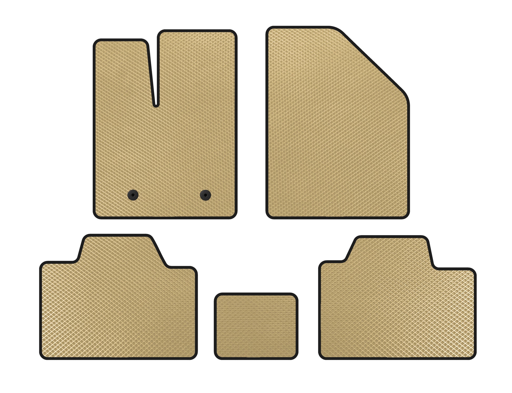 EVA Floor Mats (Beige) for Ford Edge 2006-2014 - image 1