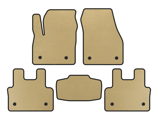 EVA Floor Mats (Beige) for Jaguar E-Pace 2017-2024 - image 1