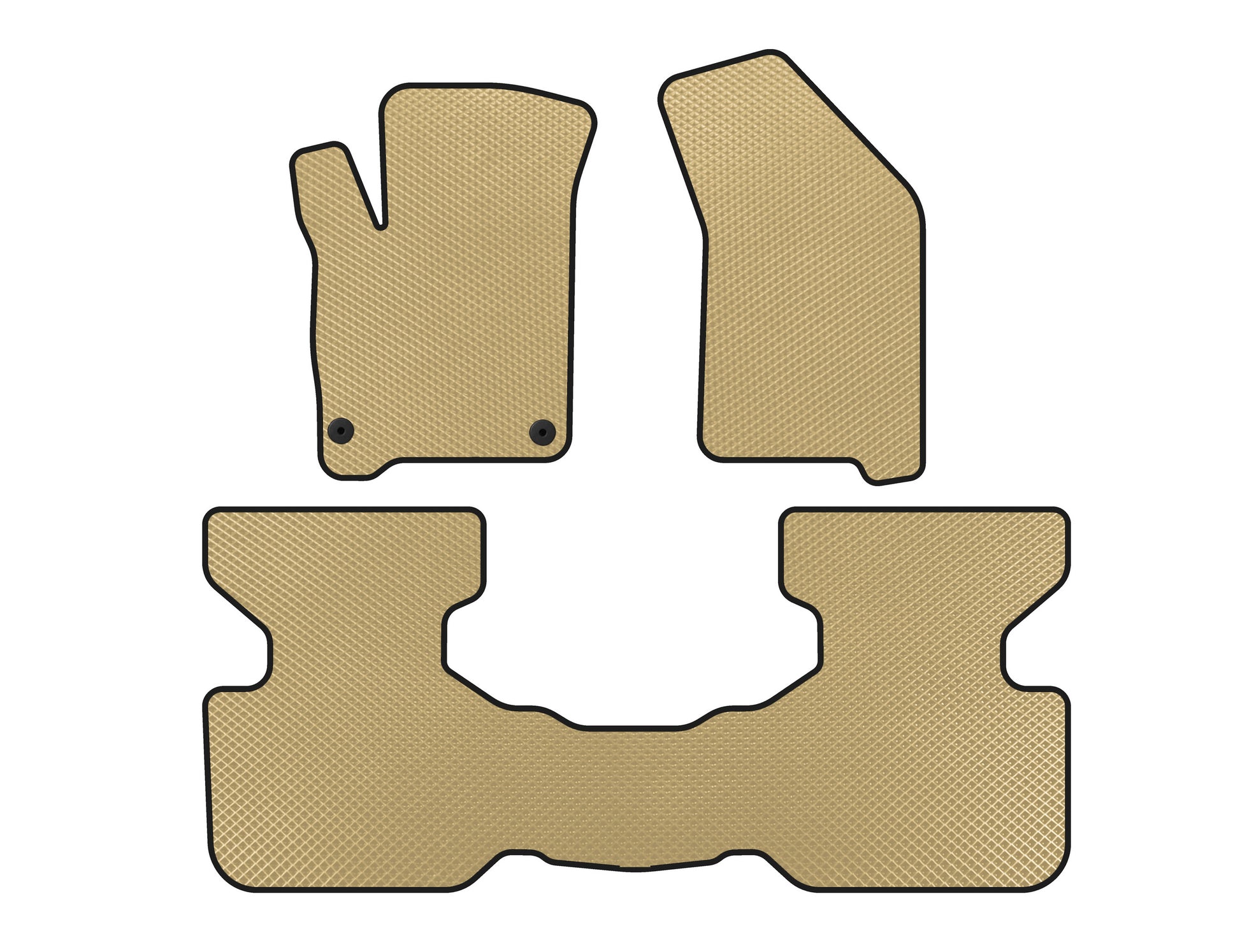EVA Floor Mats (2011-2016, Beige) for Fiat Freemont 2011-2016 - image 1