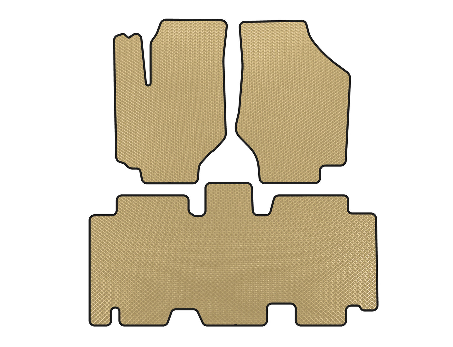 EVA Floor Mats (Beige) for Hyundai Trajet 2000-2007 - image 1
