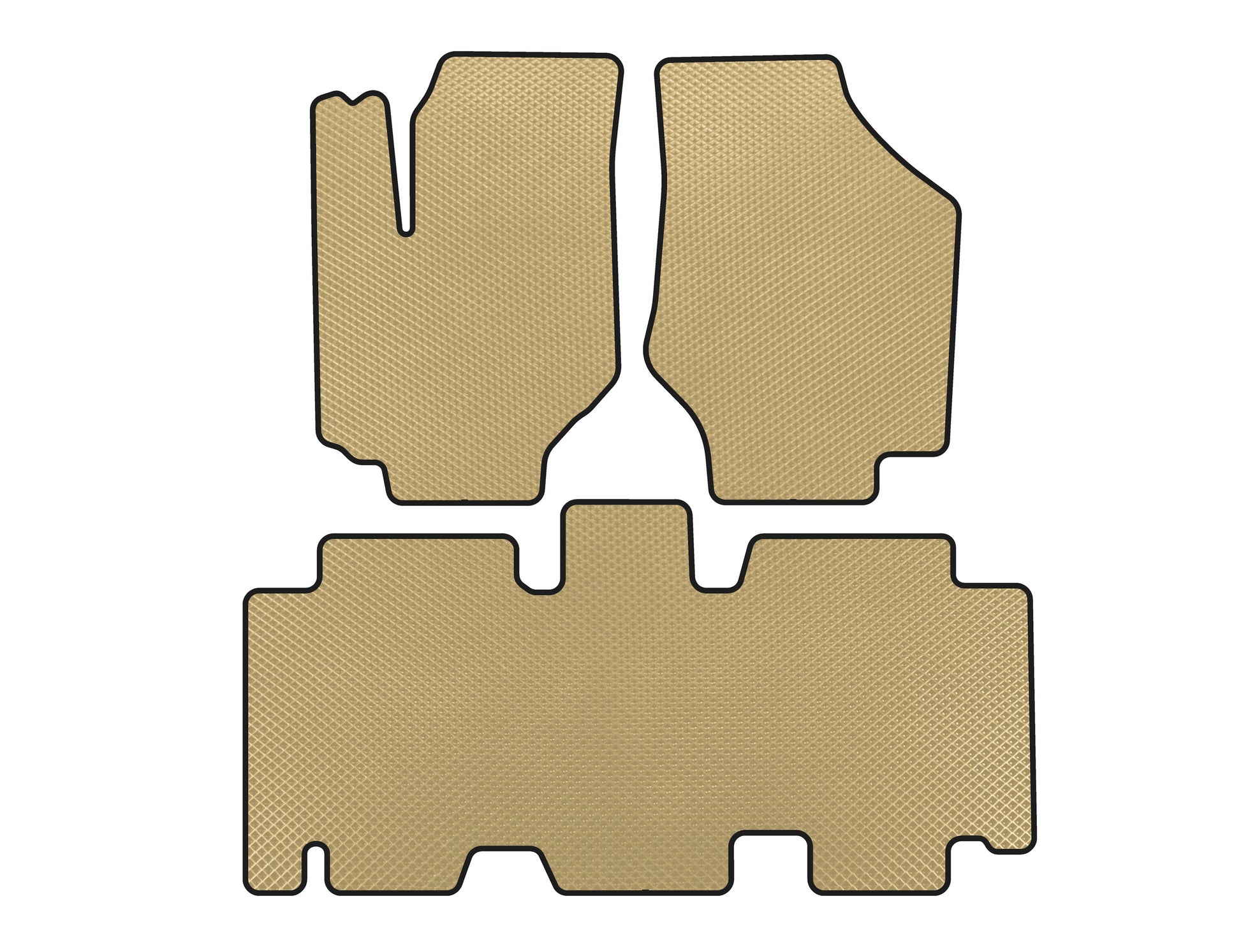 EVA Floor Mats (Beige) for Hyundai Trajet 2000-2007 - image 1