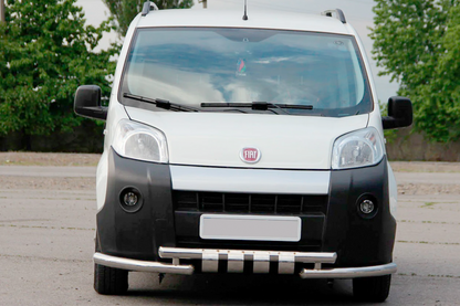Front Bull Bar Shark Stainless Steel for Fiat Fiorino/Qubo 2008-2024 - image 1