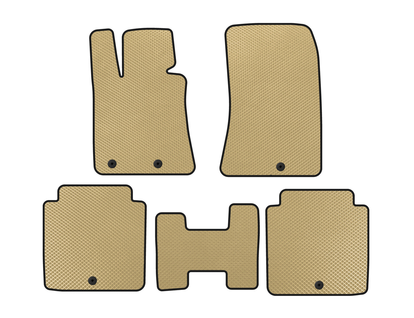 EVA Floor Mats (Beige) for Hyundai Equus 2009-2016 - image 1