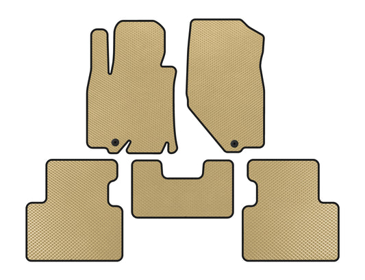 EVA Floor Mats (Beige) for Infiniti QX50 2013-2017 - image 1