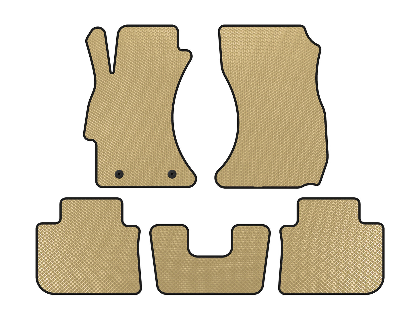 EVA Floor Mats (SD, Beige) for Subaru WRX 2014- - image 1