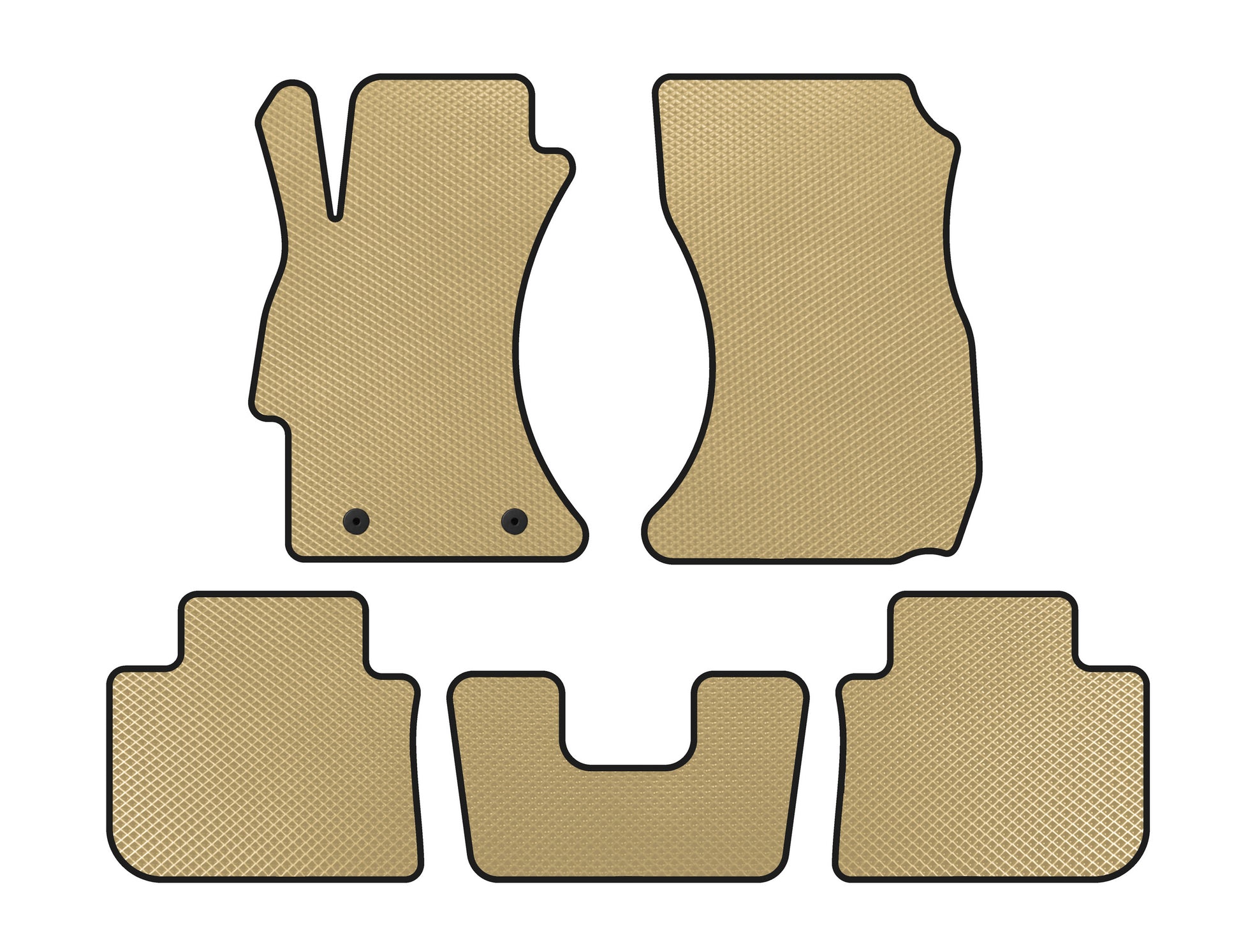 EVA Floor Mats (SD, Beige) for Subaru WRX 2014- - image 1