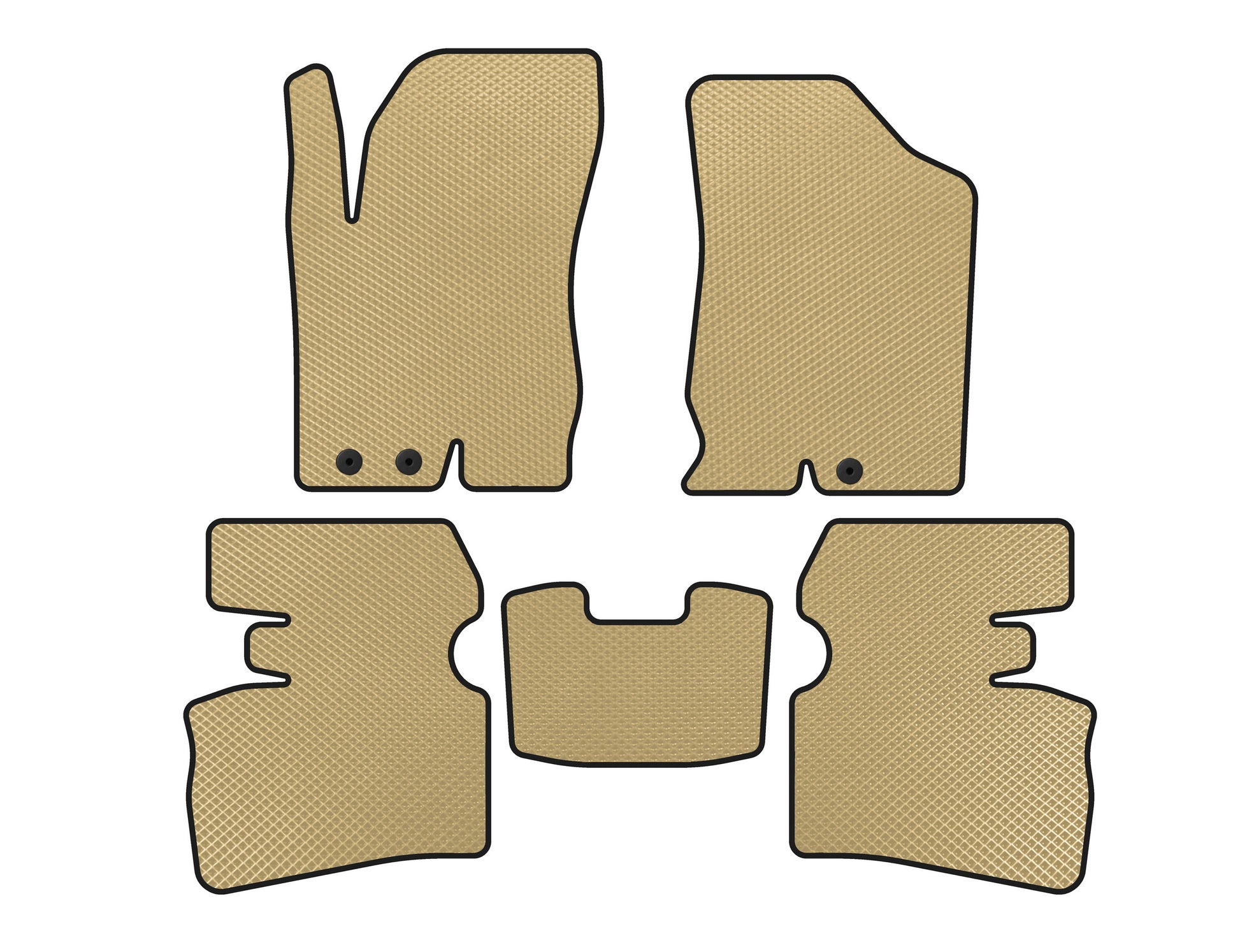 EVA Floor Mats (SW, Beige) for Hyundai I-30 2007-2011 - image 1