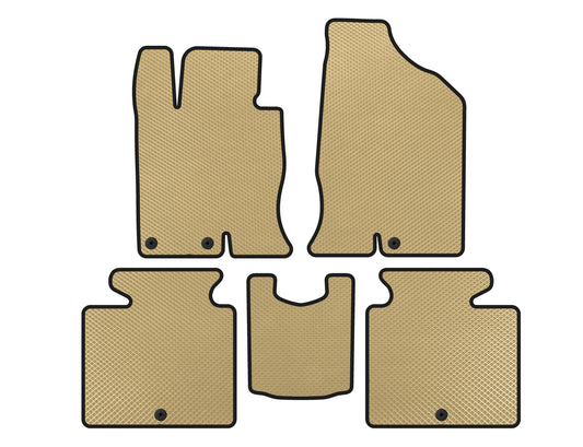 EVA Floor Mats (SD, Petrol, Beige) for Hyundai Grandeur 2011-2017 - image 1