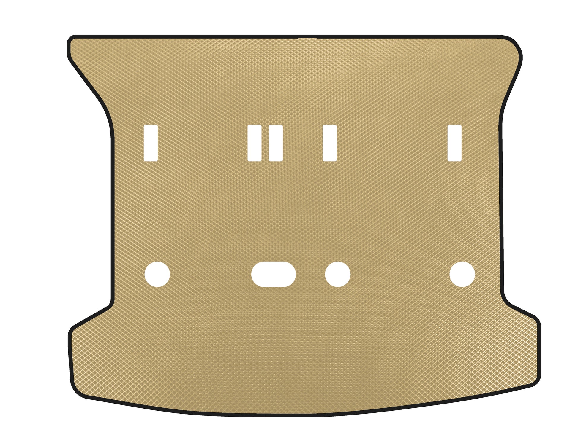 Trunk Mat EVA (SW, Beige) for Peugeot 307 2001-2008 - image 1