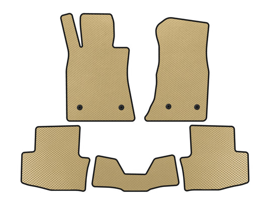 EVA Floor Mats (SD, Beige) for Cadillac ATS 2012-2019 - image 1