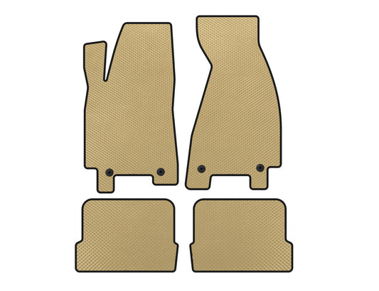 EVA Floor Mats (1991-1996, Coupe, Beige) for Audi 80/90 1987-1996 - image 1