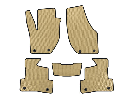 EVA Floor Mats (2012-2016, HB, Beige) for Volvo V40 2012- - image 1