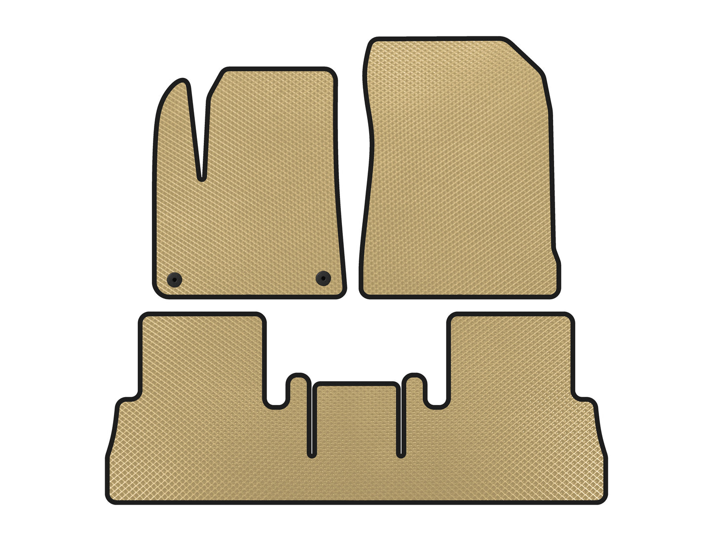 EVA mats (Beige) for Citroen Berlingo/Multispace 2019- - image 1