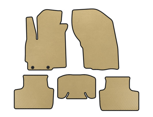 EVA Floor Mats (2019-2023, Beige) for Mitsubishi ASX 2010-2023 - image 1
