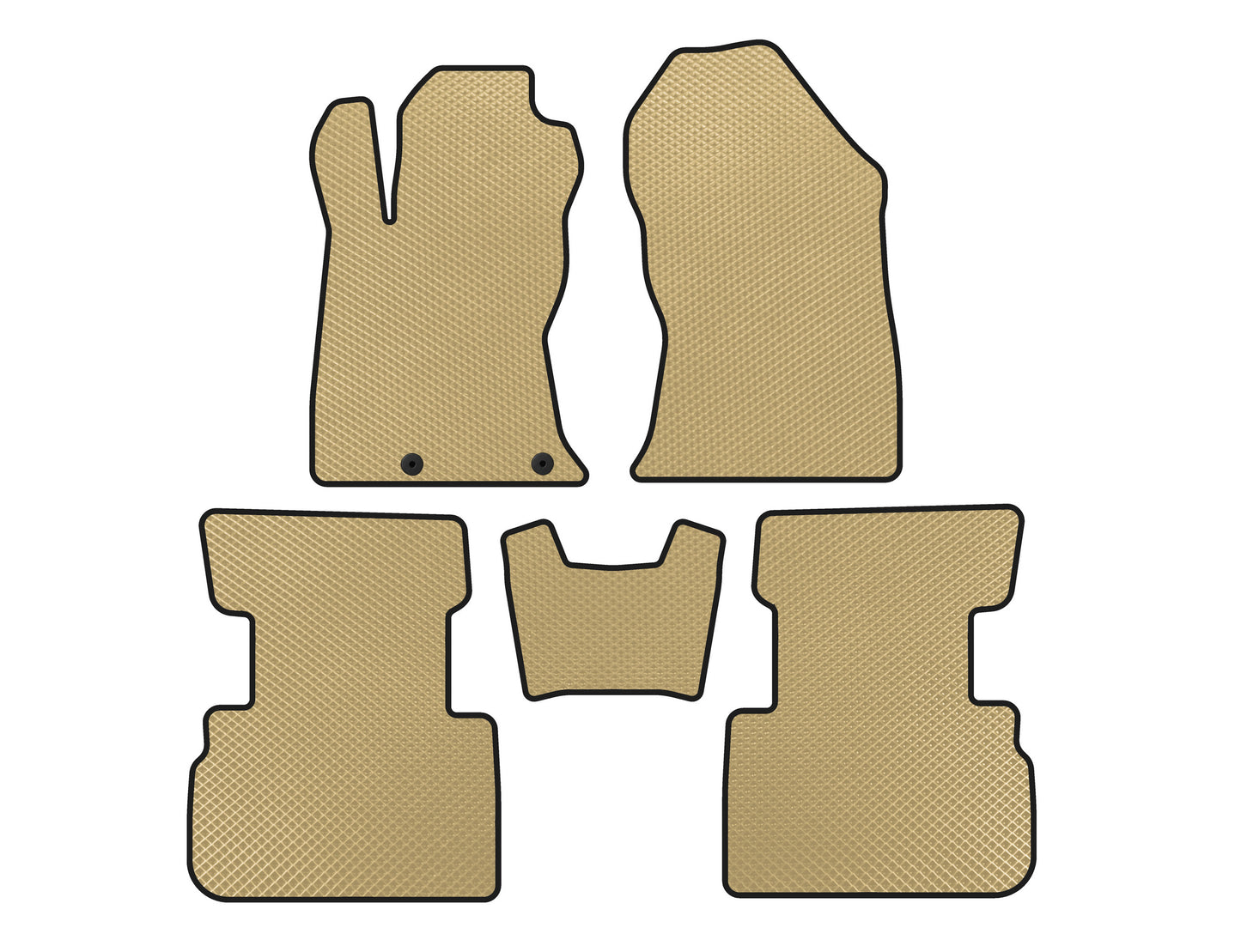 EVA Floor Mats (Beige) for Subaru Forester 2018-2024 - image 1