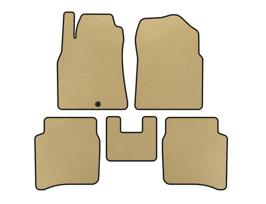 EVA Floor Mats (SD, Beige) for Nissan Primera P12 2002-2007 - image 1