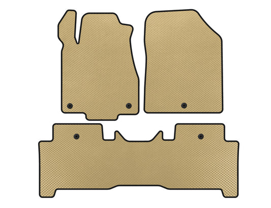 EVA Floor Mats (2 Rows, Beige) for Acura MDX 2007-2013 - image 1