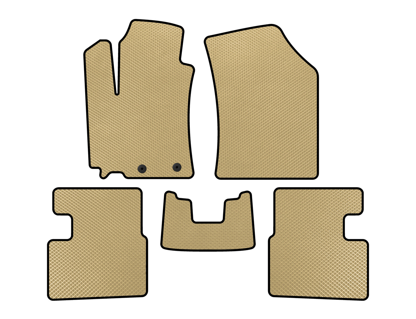 EVA Floor Mats (HB, 5-Door, Beige) for Suzuki Swift 2010-2017 - image 1