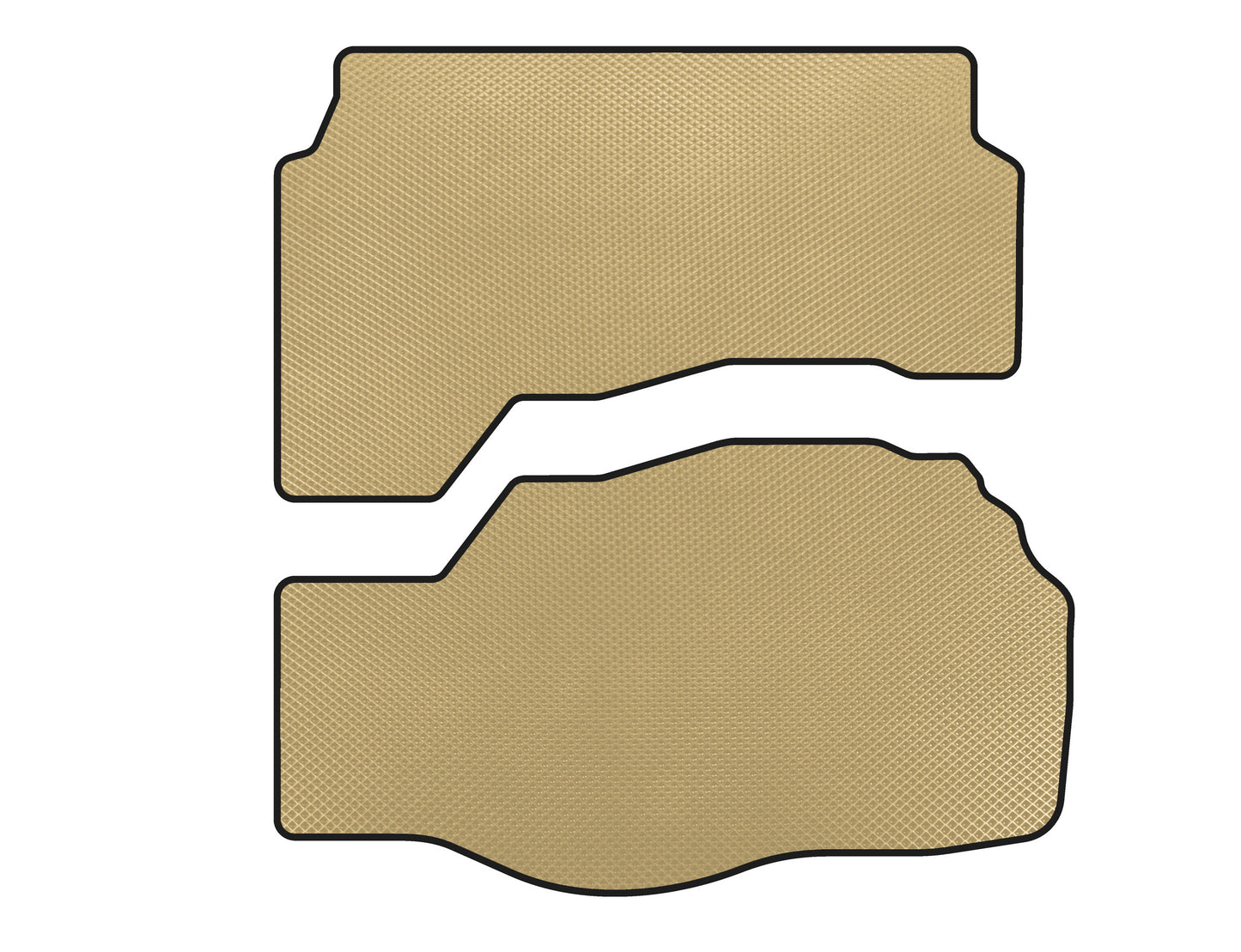 Trunk Mat (2014-2019, SD, Hybrid, Europe, Beige) for Ford Mondeo 2014-2022 - image 1