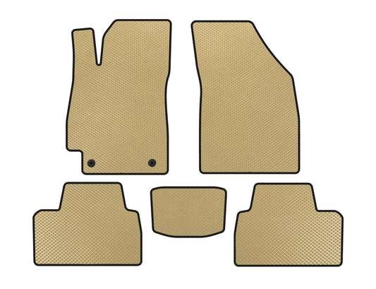EVA Floor Mats (SD, Beige) for Daewoo Nubira 1997-1999 - image 1