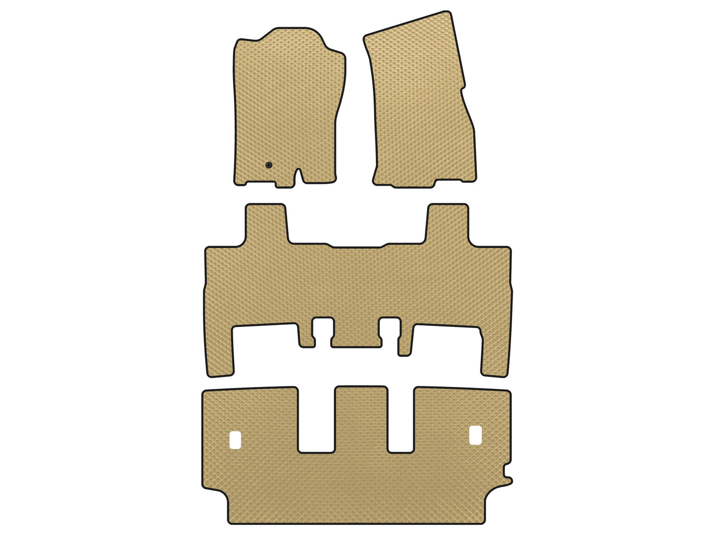 EVA Floor Mats (2007-2014, Beige) for Ford Expedition 2007-2017 - image 1