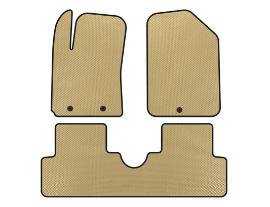 EVA mats (HB, Beige) for Hyundai I-10 2014-2017 - image 1