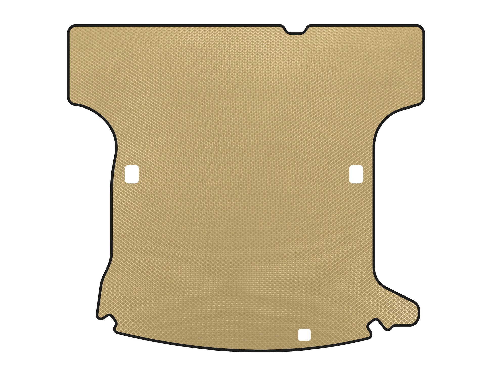 Trunk Mat (2005-2009, SW, 5-Seater, Beige) for Renault Logan I 2005-2008 - image 1