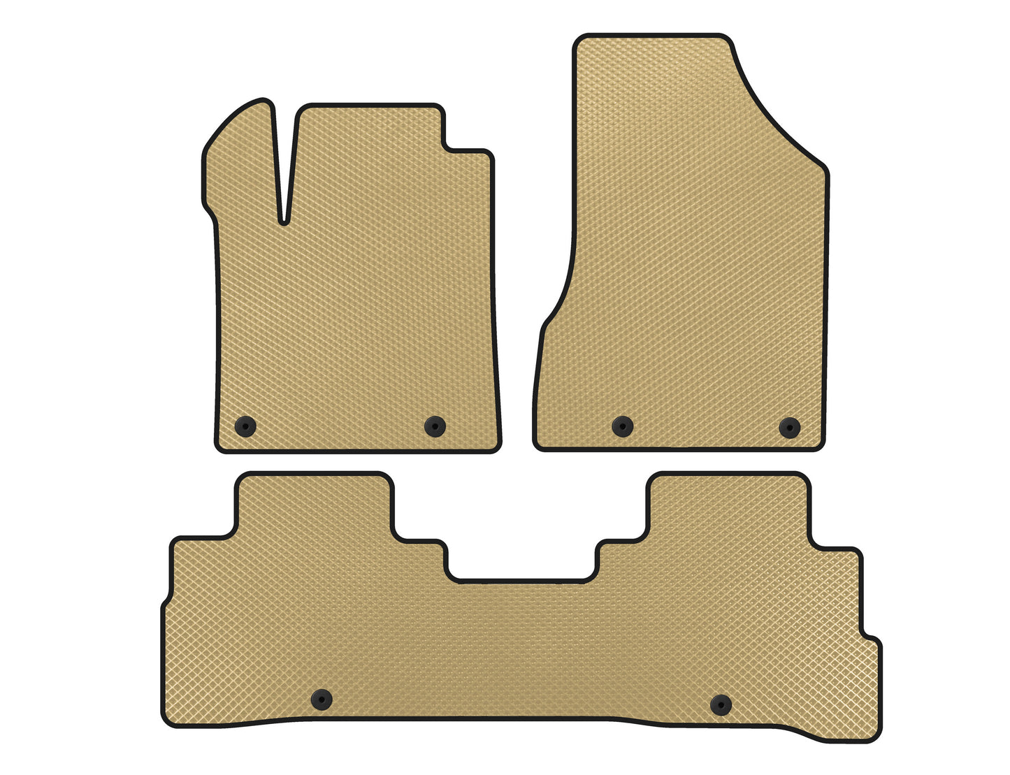 EVA Floor Mats (2014-2019, Beige) for Nissan Murano 2014- - image 1