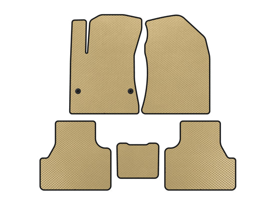 EVA Floor Mats V2 (Electric, Beige) for Hyundai Kona 2017-2023 - image 1