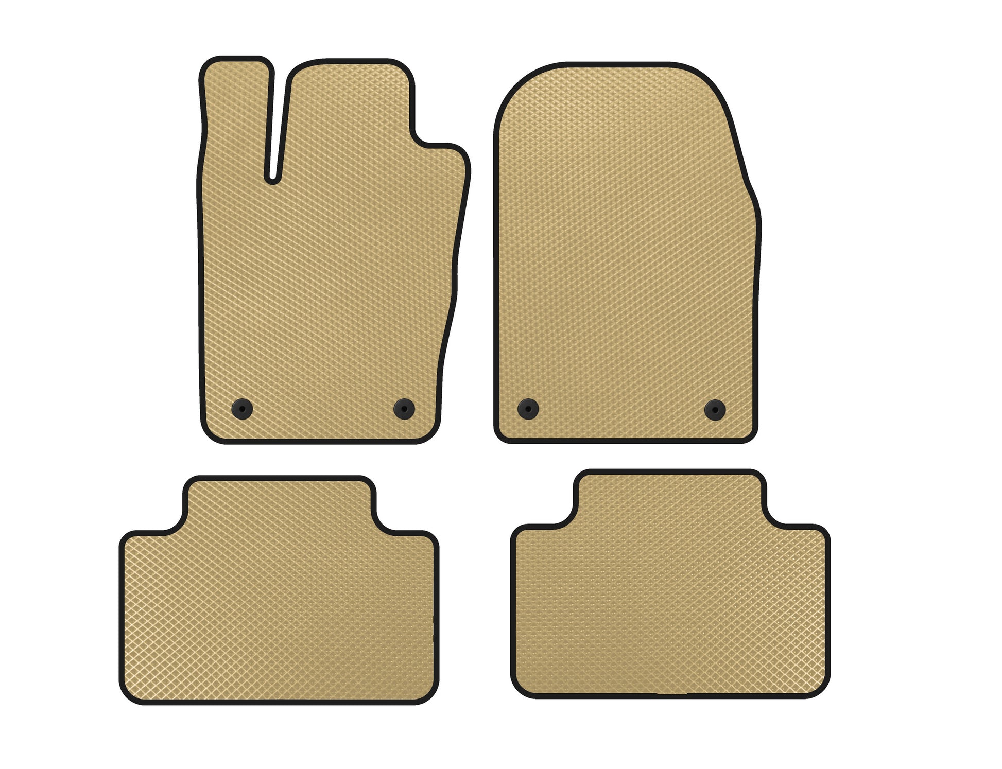 EVA Floor Mats (Beige) for Dodge Durango 2010- - image 1