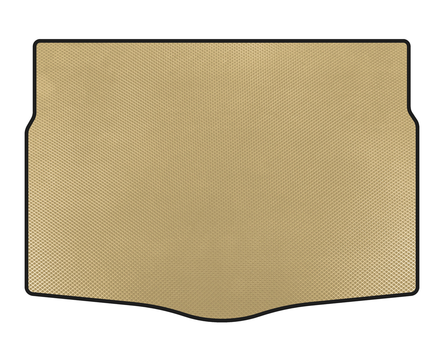 Trunk Mat (HB, 5-Door, Beige) for Hyundai I-30 2012-2017 - image 1