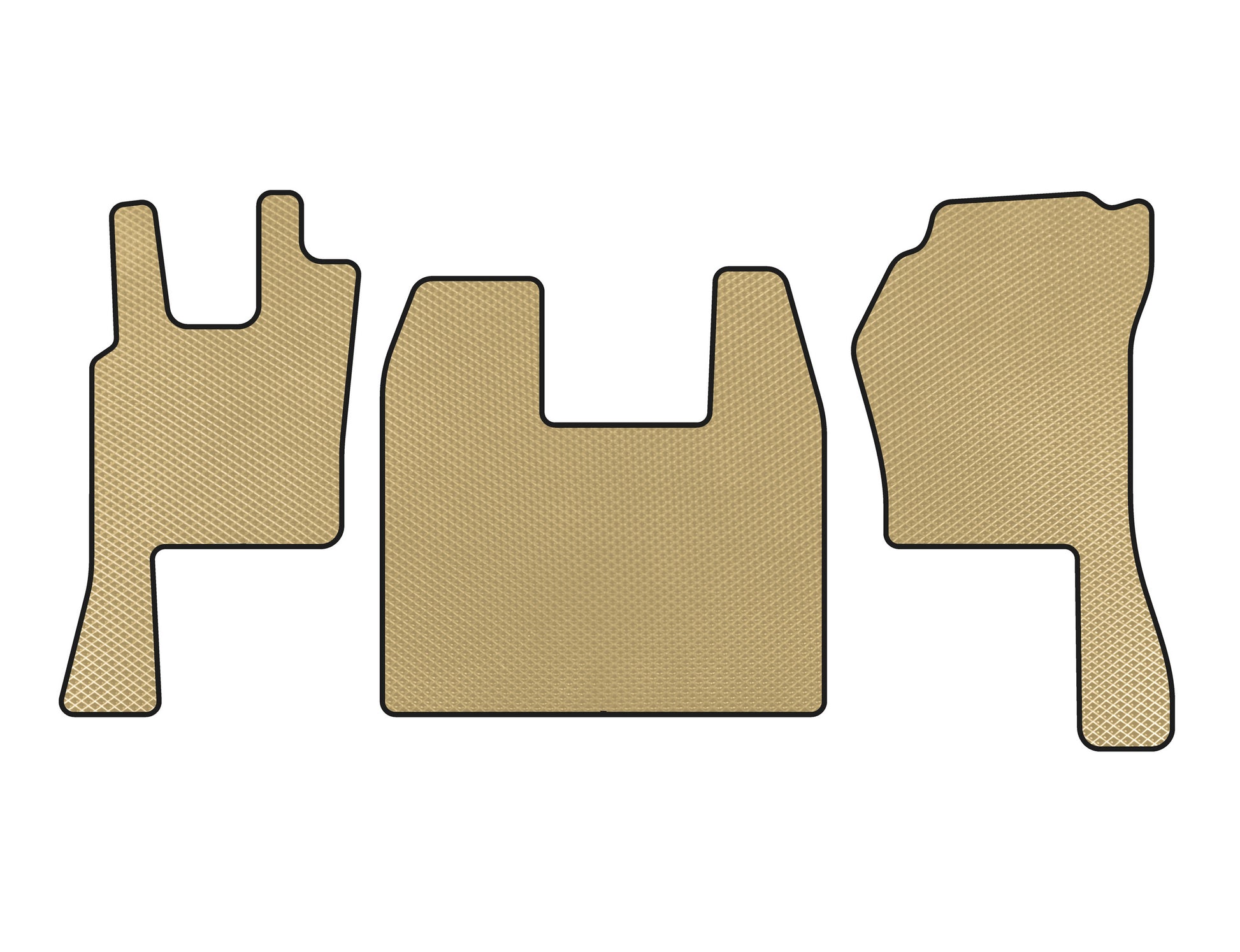 EVA Floor Mats (Beige) for Scania P Series 2004-2017 - image 1