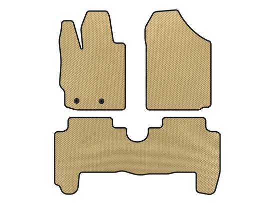 EVA Floor Mats (HB, 5-Door, Beige) for Toyota Yaris 2006-2011 - image 1