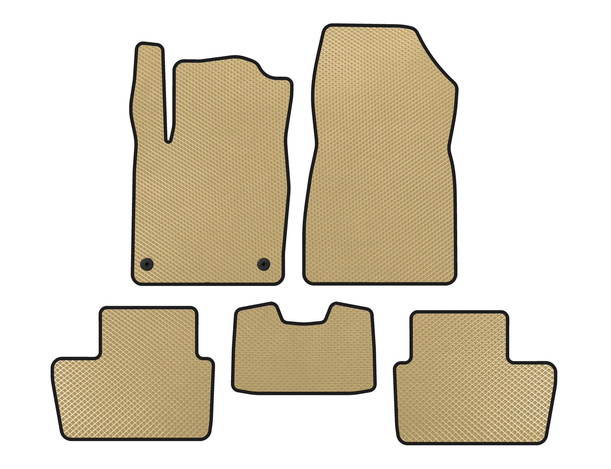 EVA Floor Mats (Beige) for Nissan Juke 2020- - image 1