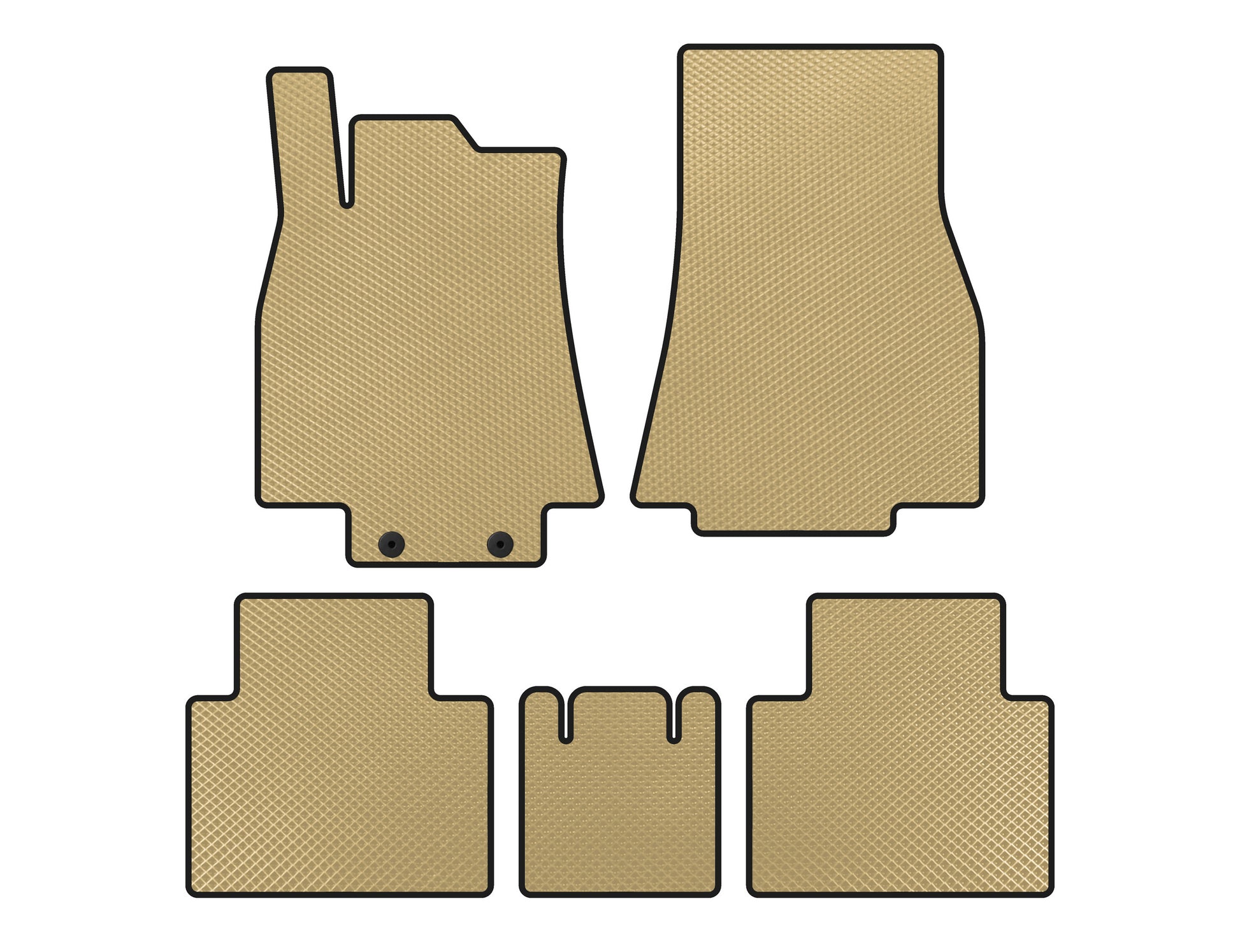 EVA Floor Mats (Beige) for Mercedes B-class W245 2005-2011 - image 1