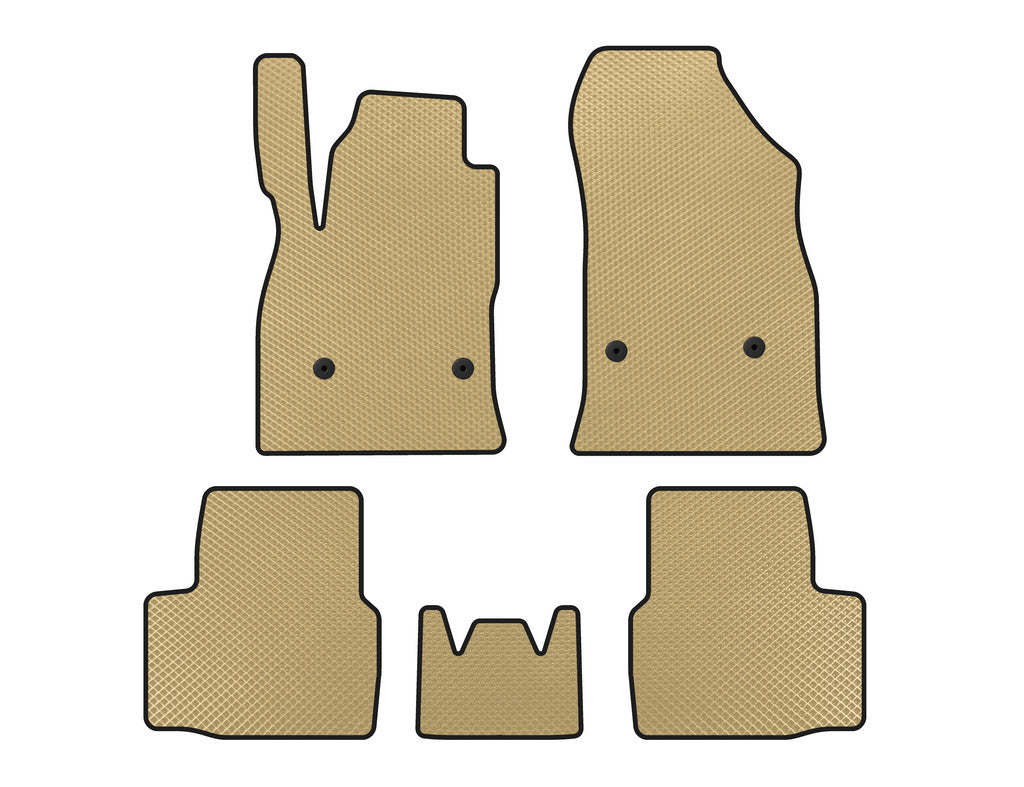 EVA Floor Mats (SD, Beige) for Chevrolet Cruze 2016-2019 - image 1