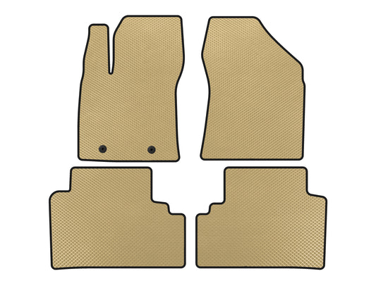 EVA Floor Mats (SD, Beige) for Toyota Avensis 2009-2018 - image 1