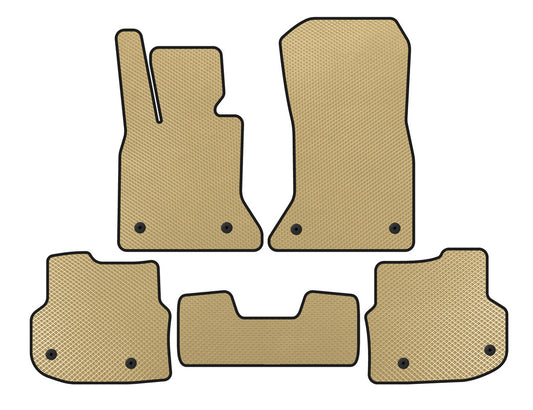 EVA Mats (For F-10, Beige) for BMW 5 series F-10/11/07 2010-2016 - image 1