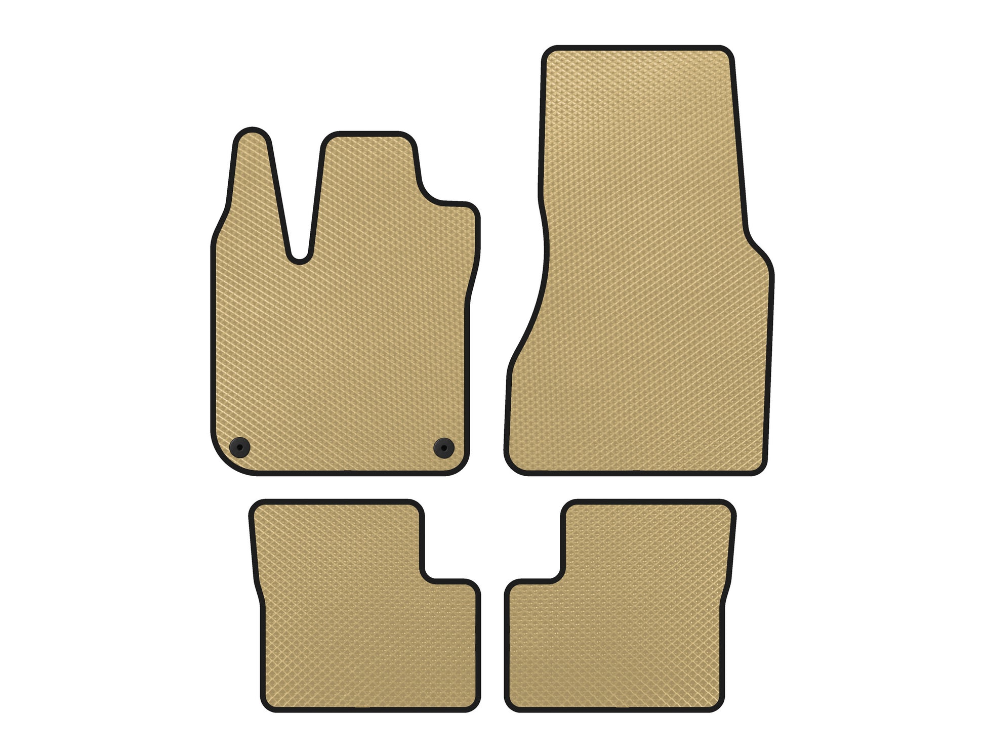 EVA Floor Mats (HB, 5-Door, Beige) for Smart 2014- - image 1