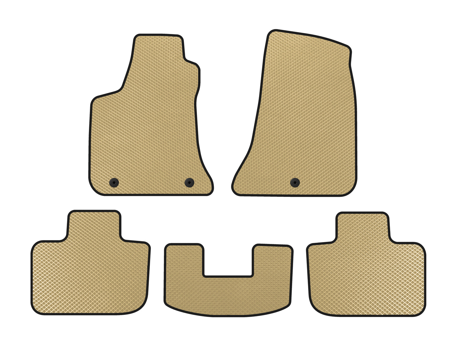 EVA Floor Mats V1 (Beige) for Chrysler C300 2011-2023 - image 1