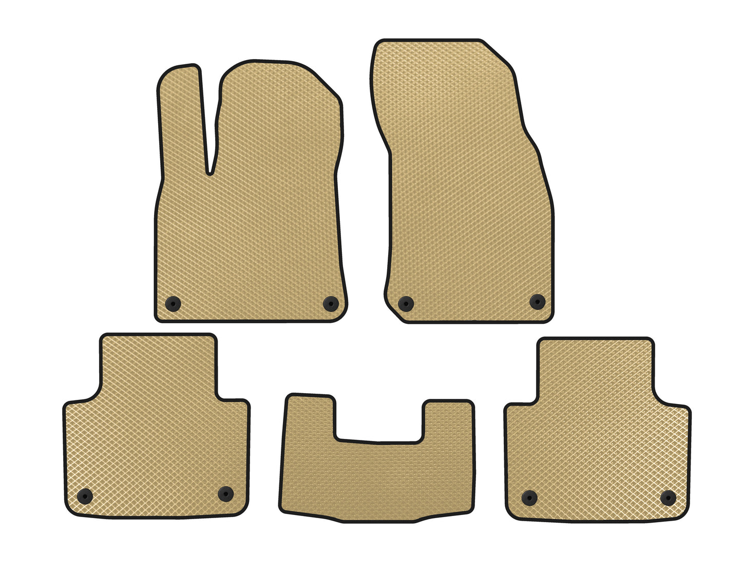 EVA Floor Mats (Beige) for Porsche Cayenne 2018- - image 1