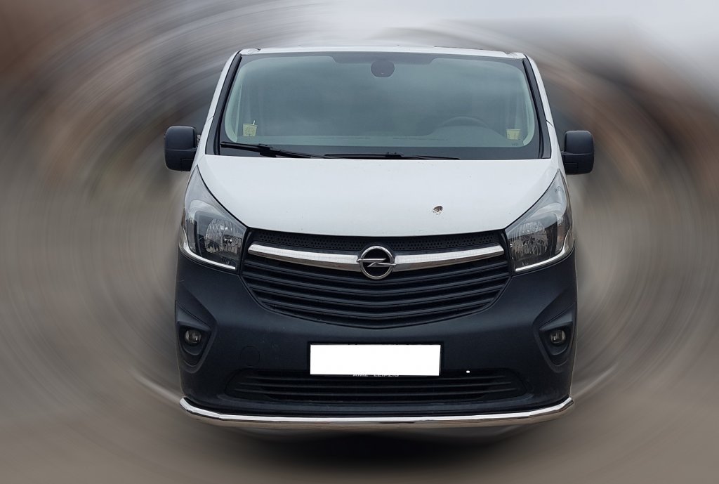 Front Bull Bar ST008 (Stainless Steel) for Renault Trafic 2015- - image 1
