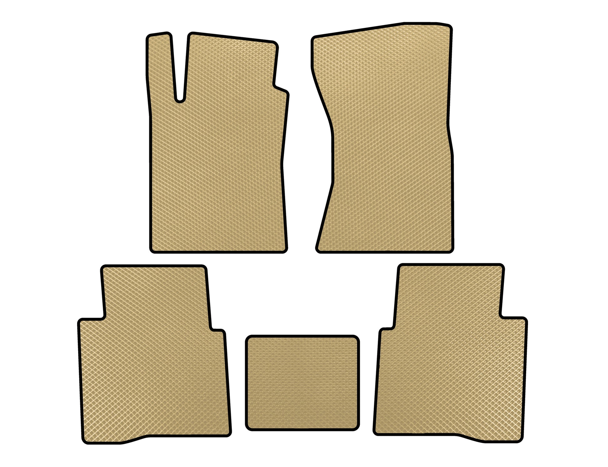 EVA Floor Mats (Beige) for Toyota Fortuner 2006-2015 - image 1