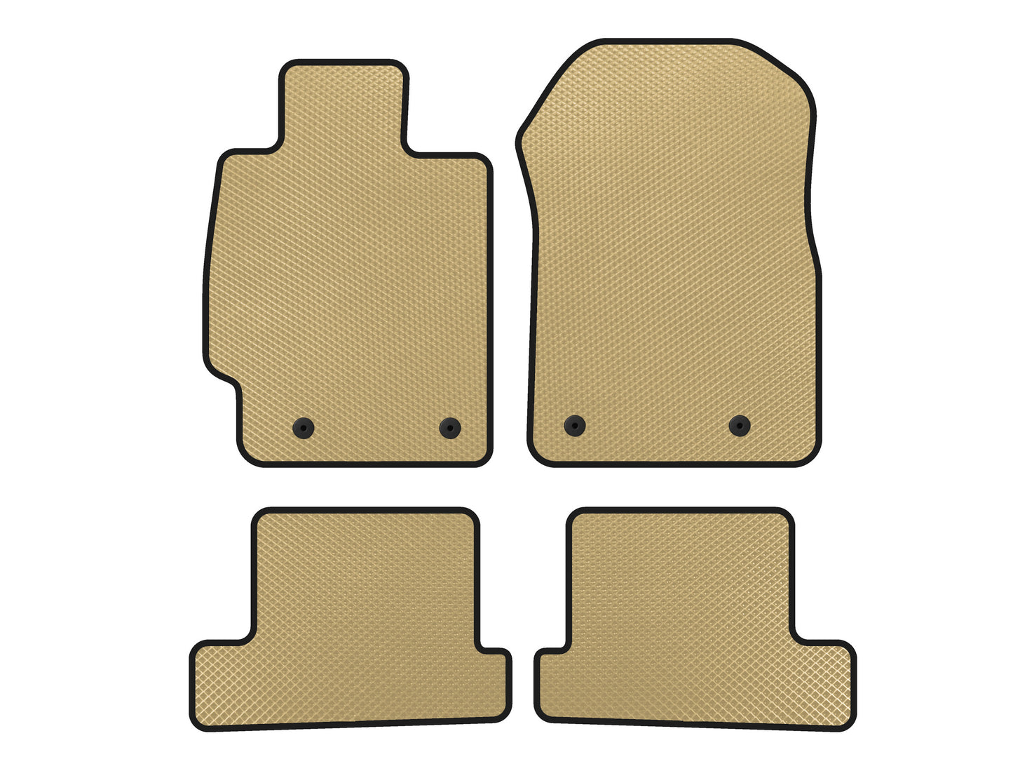 EVA Floor Mats (Coupe, Beige) for Subaru BRZ 2012-2021 - image 1