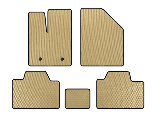 EVA Floor Mats (Beige) for Ford Edge 2006-2014 - image 1